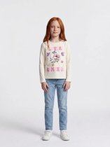 Diddl - Longsleeve T-shirt “Love Romantic” – Glitterprint – 100% katoen - 8 jaar