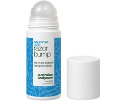 Salicylzuur Roll-On tegen Ingegroeide Haren & Scheerbultjes 75 ml – Aftershave met Glycolzuur AHA + BHA voor Bikinilijn, Oksels, Benen & Baard