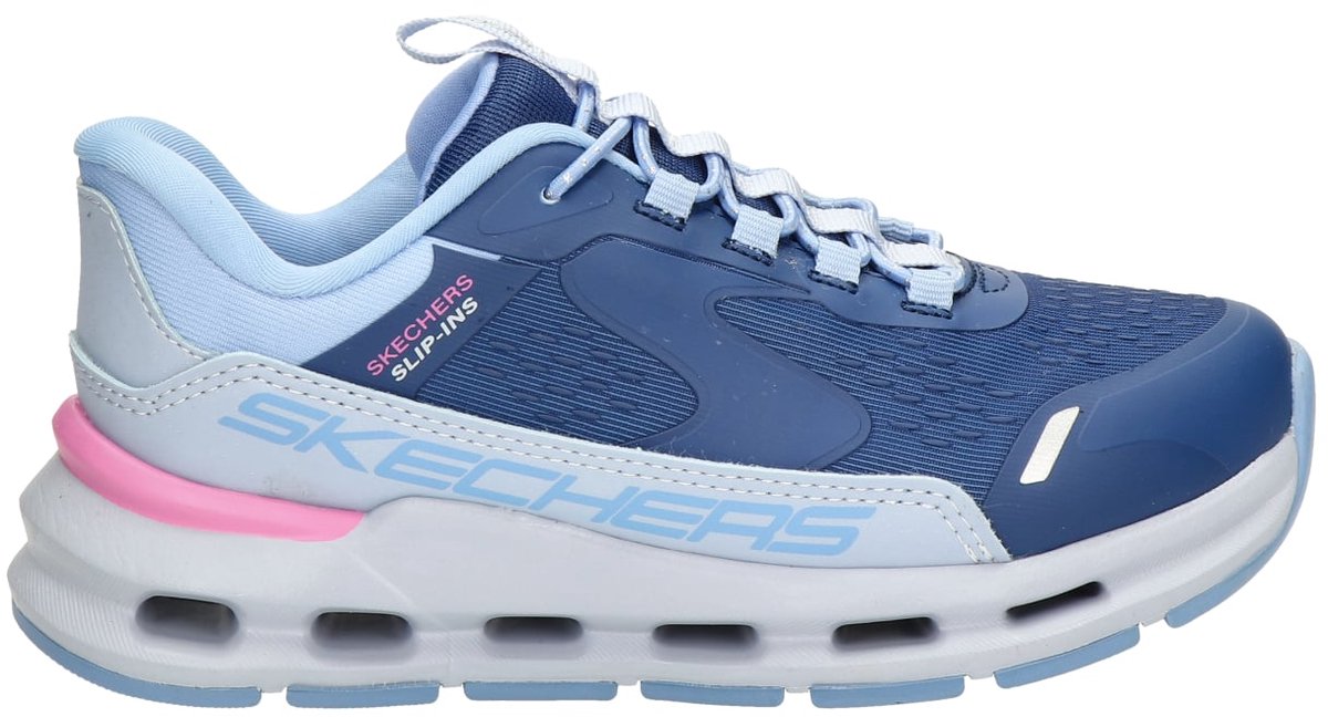 Skechers Hands Free Slip-ins Glide-Step - Vista Lane meisjes sneaker - Blauw - Maat 38