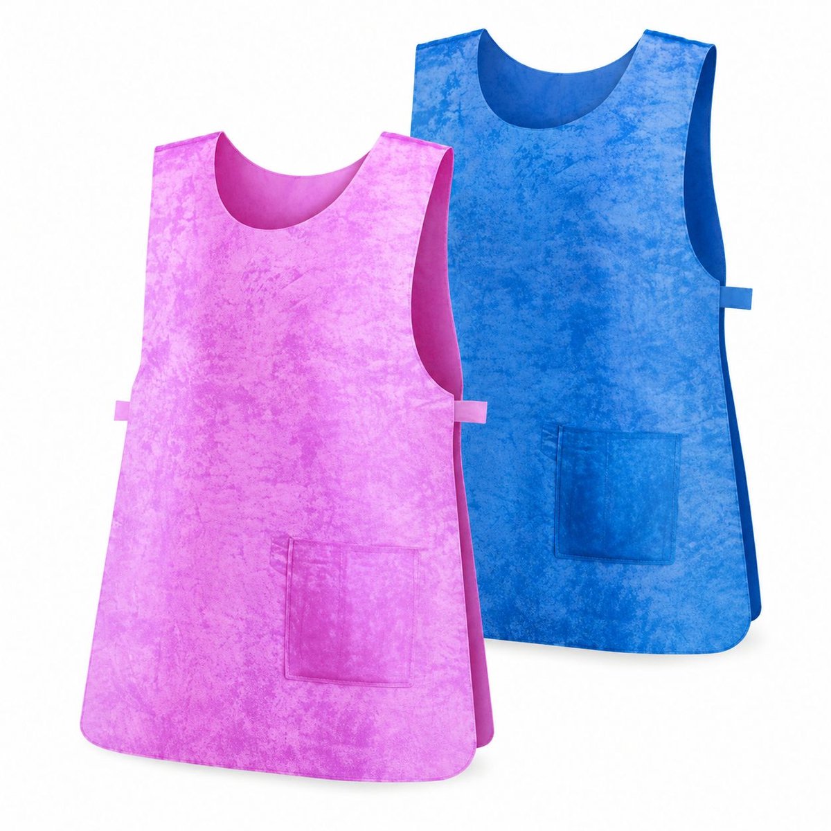VHV - Koelvest - 2 stuks - Lichtgewicht - Blauw en roze - Ademend, verkoelend en veilig - Verdampingskoelvest - Één maat - tijdens het koken