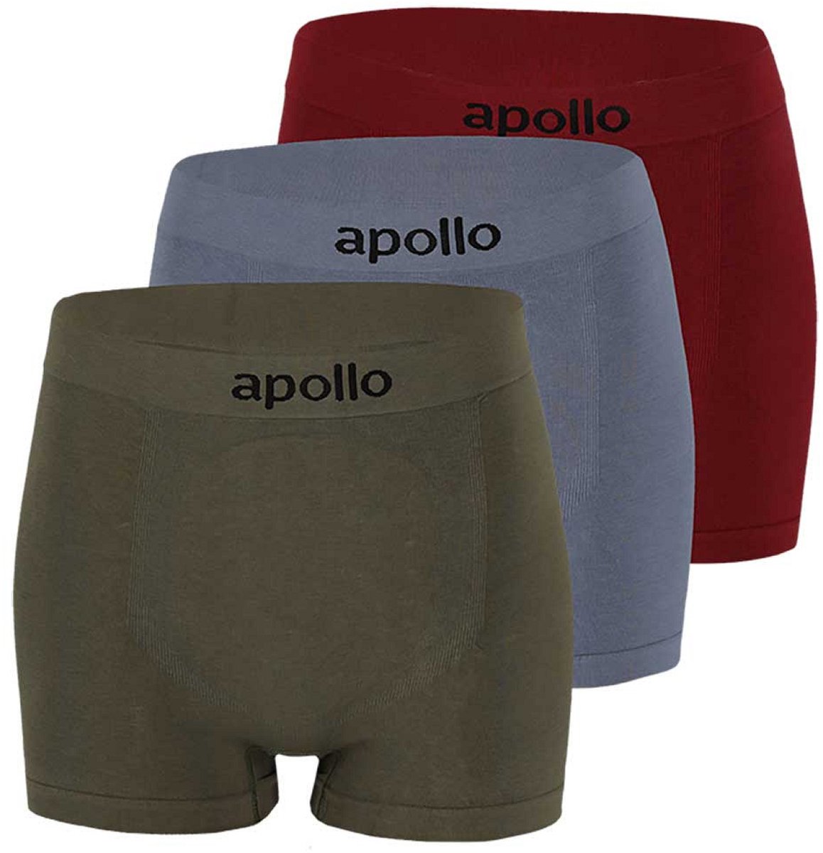 Apollo 3-pack: Uni Meerkleurig - Naadloos