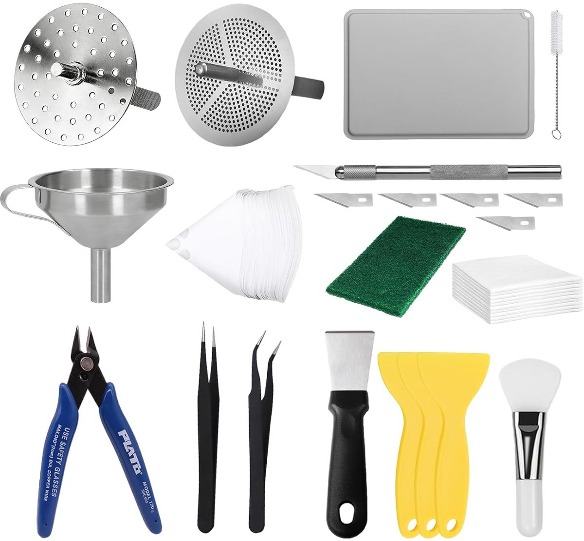 3D printer tool set 40pcs - kunststof en metaal - veelzijdige resin verwijdertool - duurzaam en betrouwbaar - ShopVlot