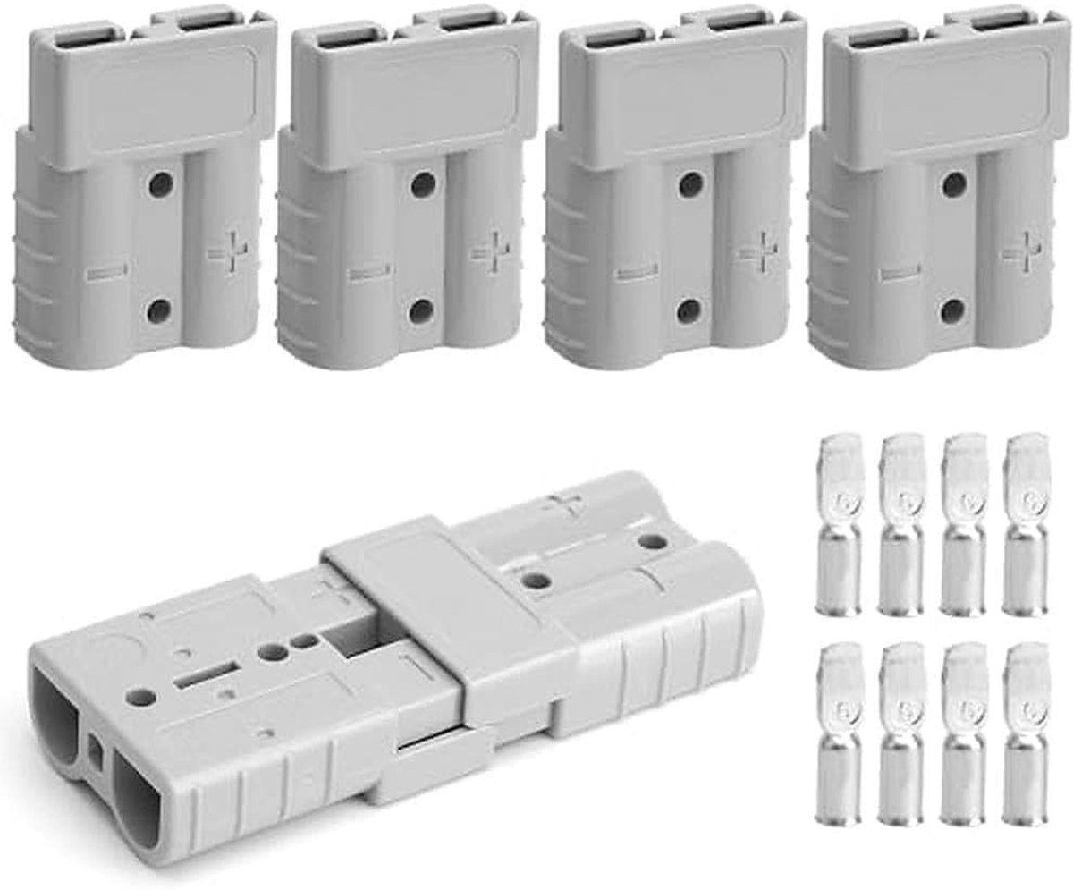 Anderson stekker 50A - batterijstekker - stevige verbinding - ideaal voor stroomvoorziening - ShopVlot