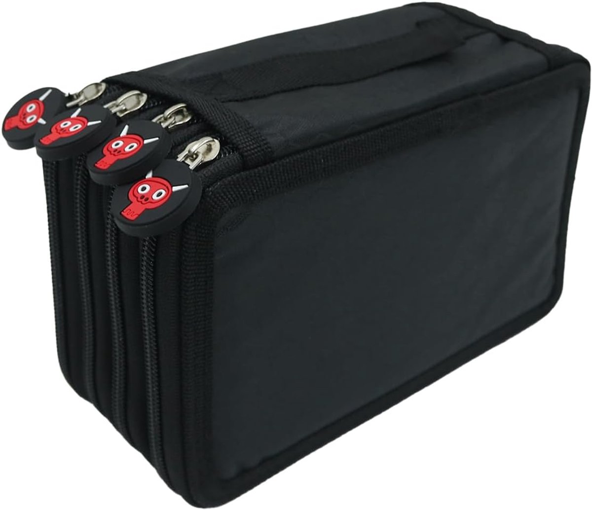 Sylen Pennenzak met grote capaciteit 72 sleuven Oxford etui marker houder kunstenaar organisator voor bureau reizen - ShopVlot