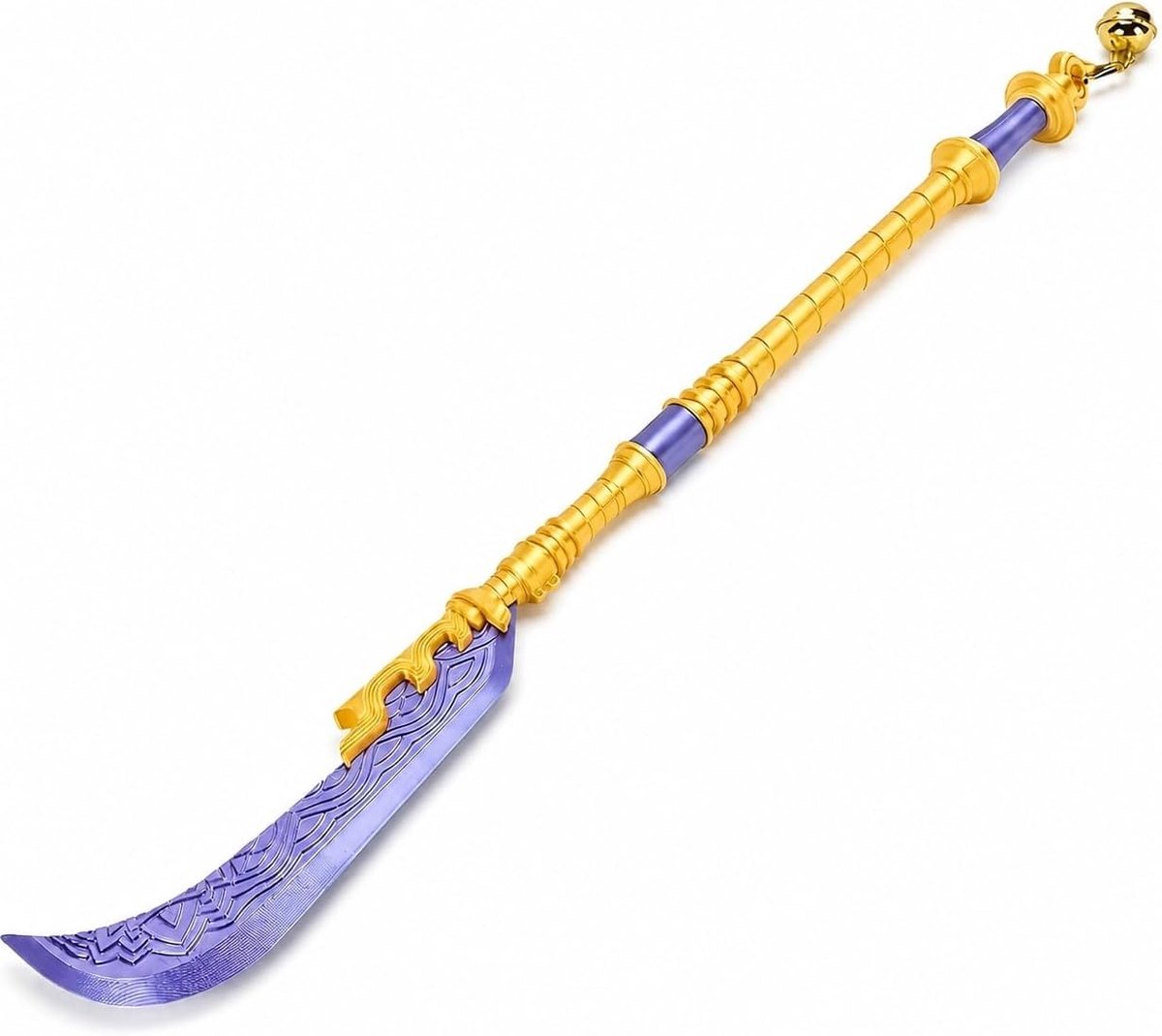 Cosplay-zwaard, 25 Inch 3D-geprinte PLA Anime Prop-zwaardreplica met Belophangkoord, voor Kostuumcollectie