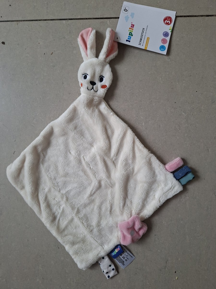 Lupilu Set Van Twee Rammelaars en een Zacht Knuffeldoekje - Beertje - Zeehond - Ramelaar - Knuffels - baby speelgoed