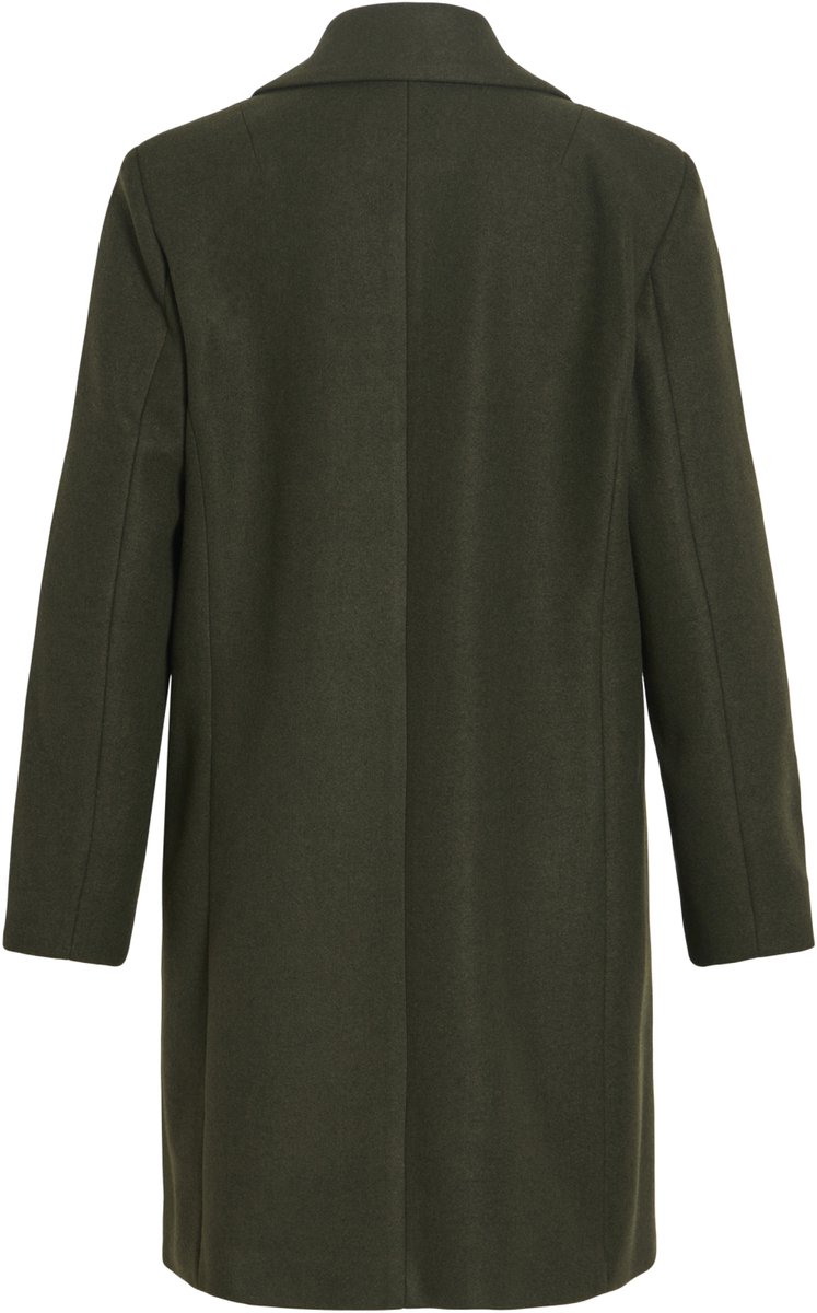 Vila Jas Viclaudia Button Coat - Noos 14094900 Forest Night/ Melange Dames Maat - 38