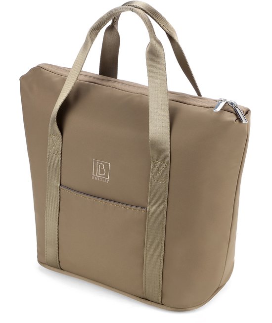 Brisby Koeltas Lunchtas 9L – 4-Laags Geïsoleerd – Inclusief 2 Koelelementen – Waterafstotend – Voor Werk, School & Onderweg - Taupe van Brisby — afbeelding 3