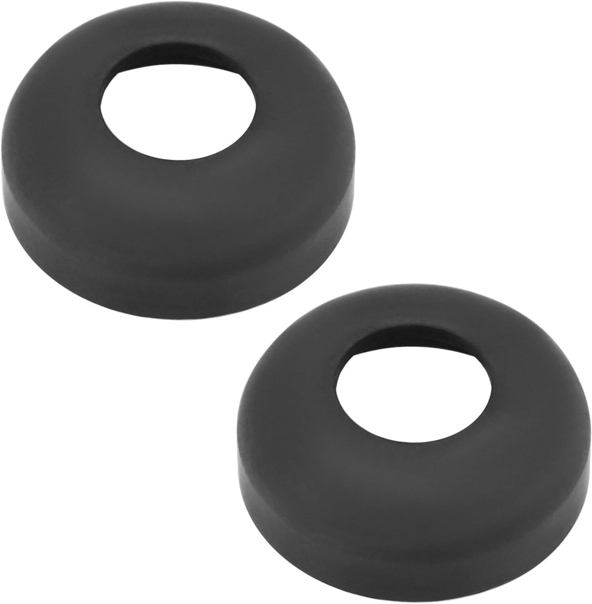 Idea 2 stuks 7,62 mm fiets stalen achternaafbeker voor voor- en achterwiel Lagerbekers voor 7,62 mm mountainbike as fiets achteras zwart
