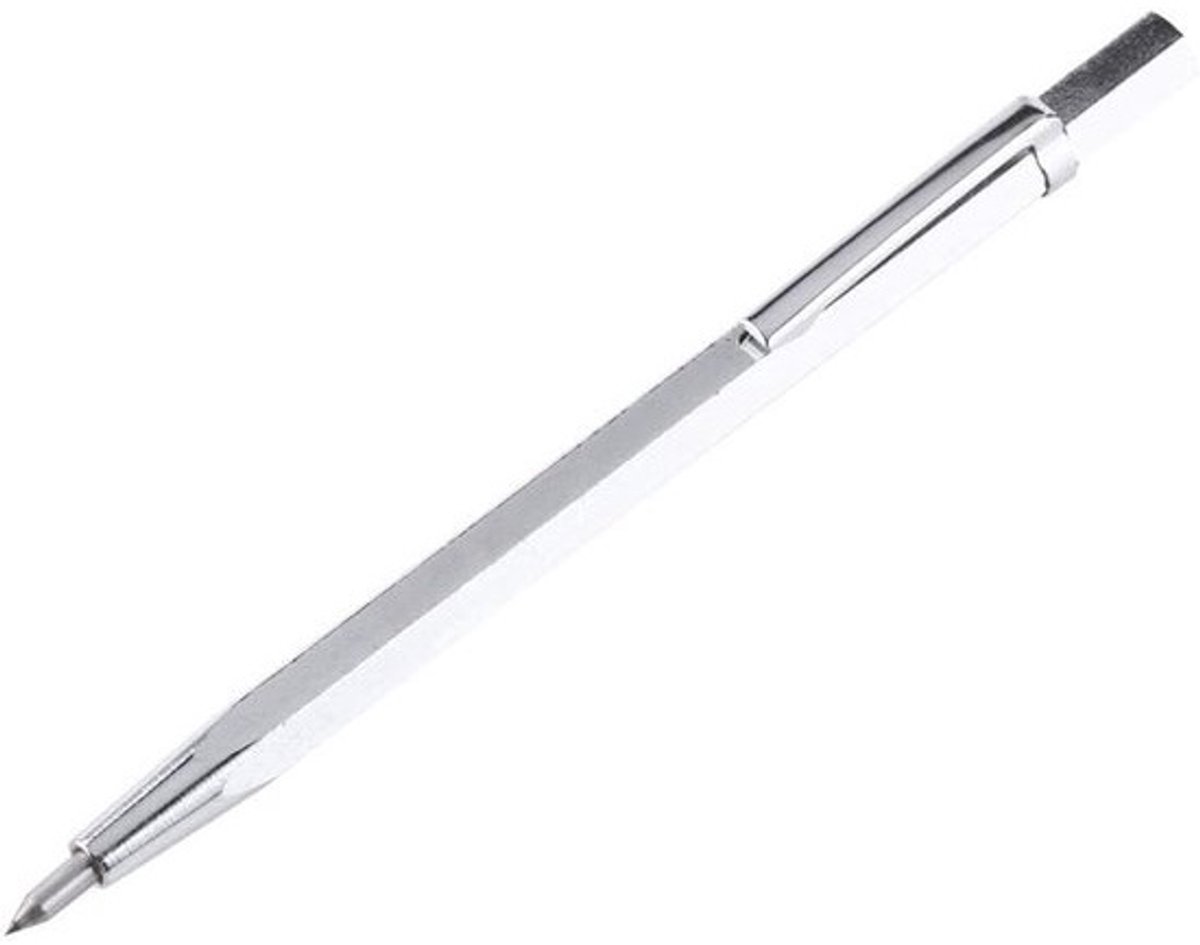 Hardmetalen Kraspen voor Glas, Keramiek en Metaal - Draagbaar Gereedschap met Clip