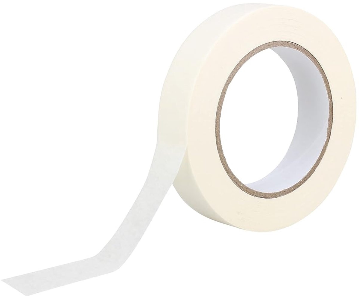 1 inch x 50 m Multi-oppervlak afplakband voor schilderen, schildersplakband voor scherpe verflijnen, decoratietape, schilders afplakband 25 mm breed