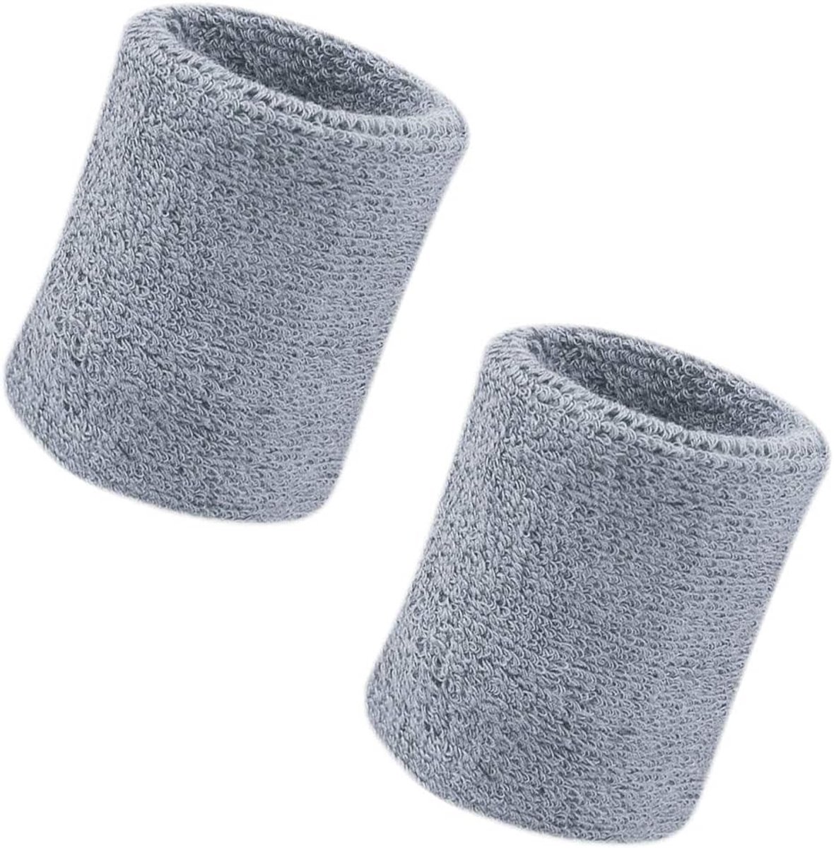 2 stuks 10,2 cm lange zachte dikke katoenen polsbanden voor tennis, gymnastiek, voetbal, basketbal, hardlopen