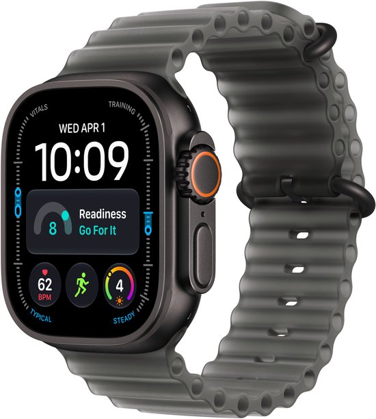 Apple Watch Ultra 4 Cellular 49mm Zwart Ocean Band