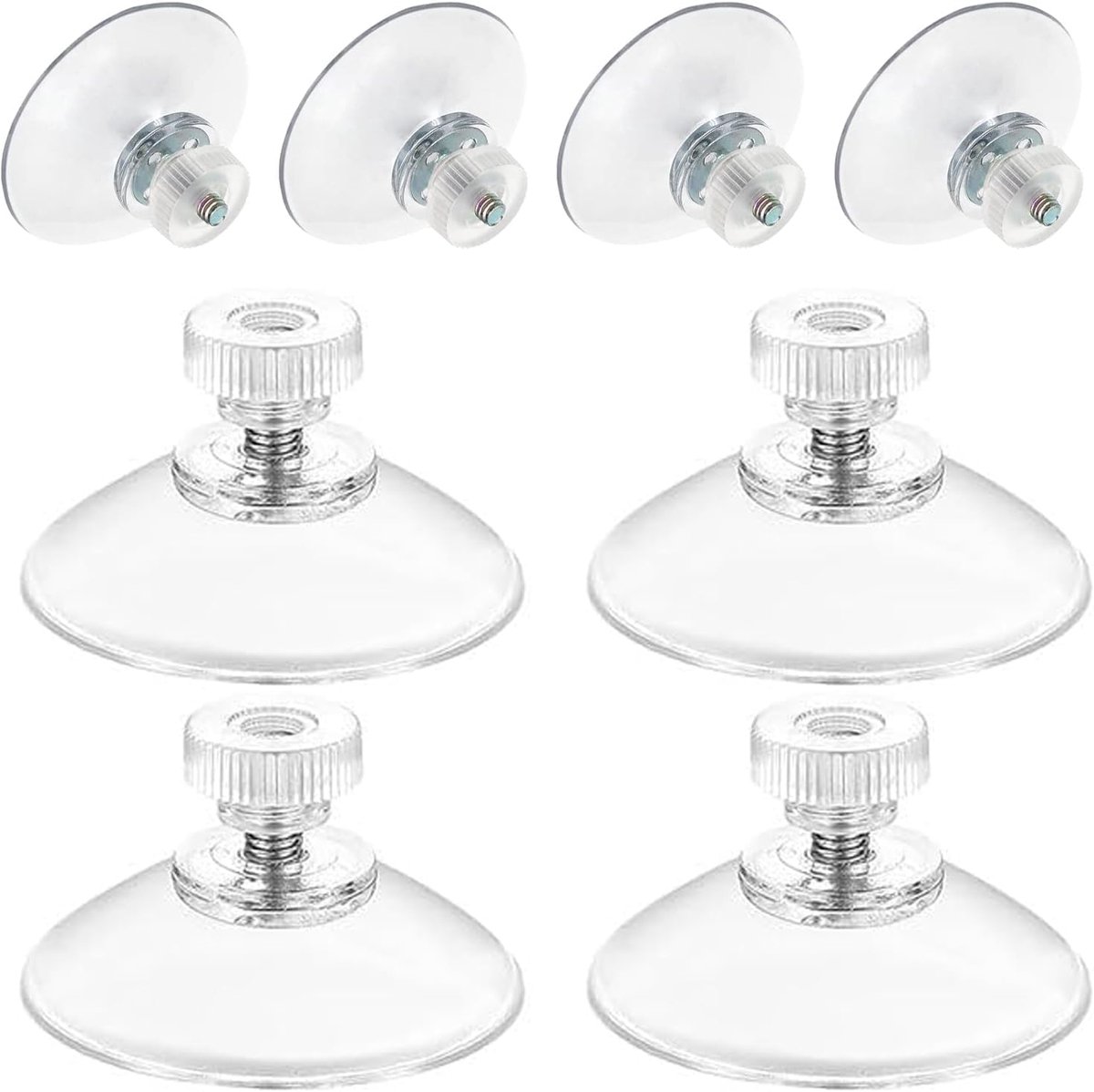 Suction cups 41mm - Duurzaam PVC - Extra sterke zuignappen - Ideaal voor rattan meubels - ShopVlot