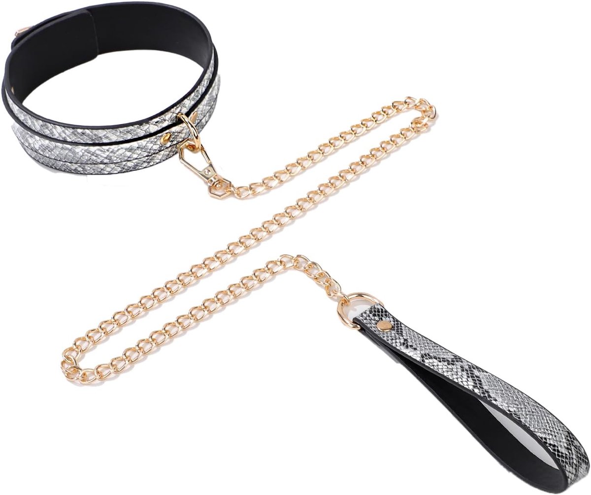 Leren BDSM-halsband Voor Dames Voor Seksriem Ketting Bondage Slaven Fetisj Cosplay Halsband Voor Seksspeeltjes