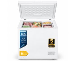Heinner HCF-HM145CE++ Vrieskist – 142 L – Convertible (Vriezer/Koelkast) – Snelvriesfunctie – Waterbestendig Display – Wit – 5 Jaar Garantie
