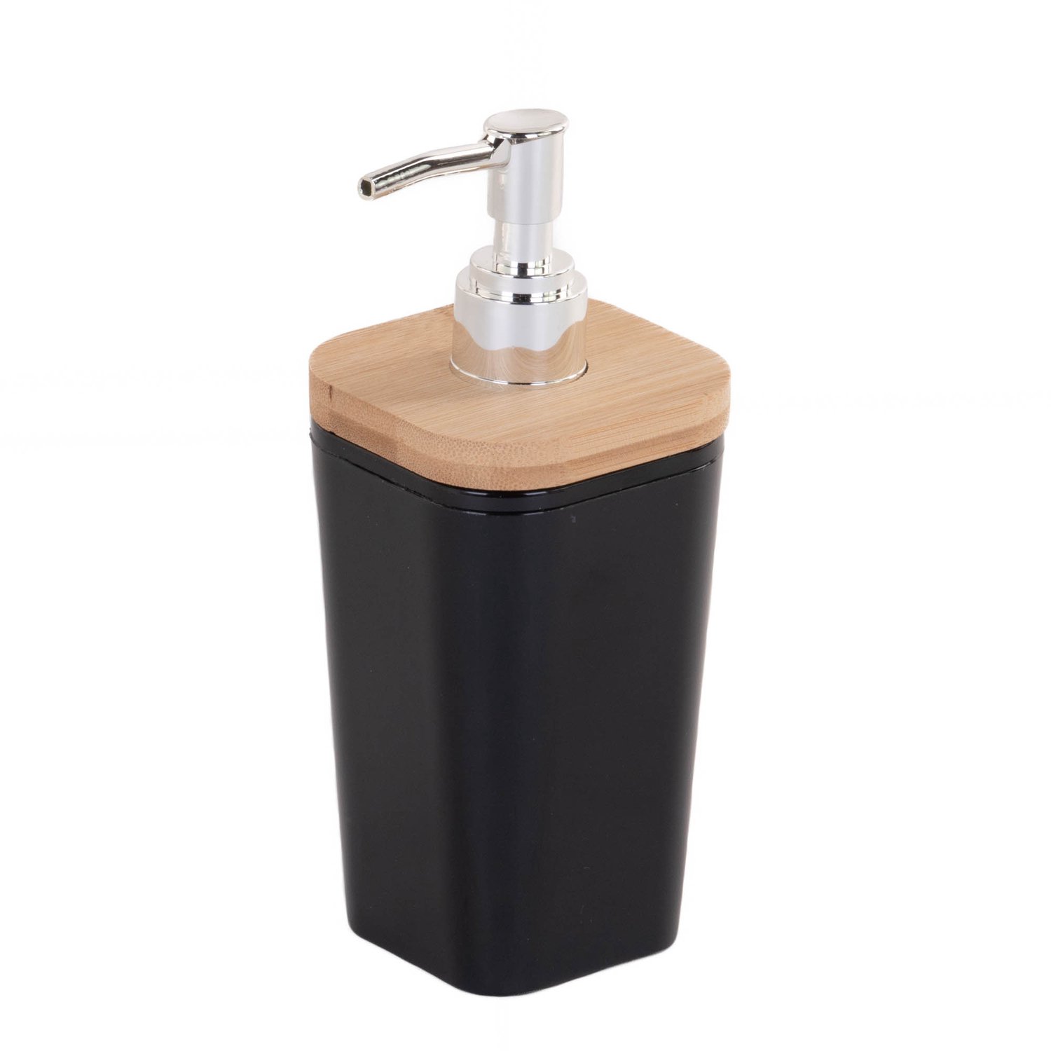 Bathroom Solutions - Zeepdispenser met bamboe deksel
