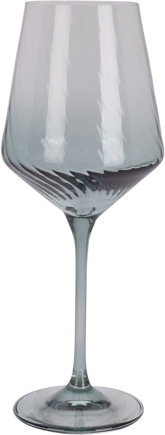 EH Excellent Houseware - Wijnglas met ombre-effect, lichtgroen, 485 ml