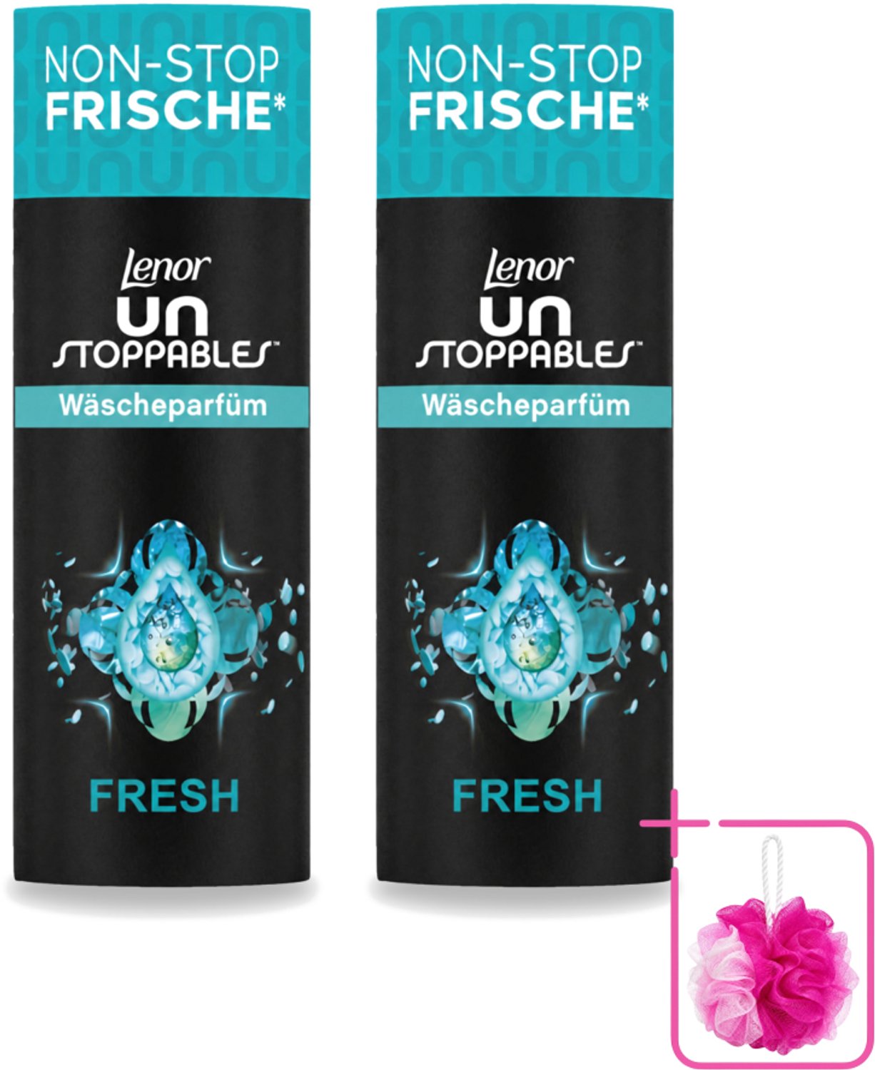 2 x Lenor – Geurbooster – Fresh – 12 Wasbeurten – 160 g - Bulkverpakking - Geurbooster - Douchemop - Wasgeur