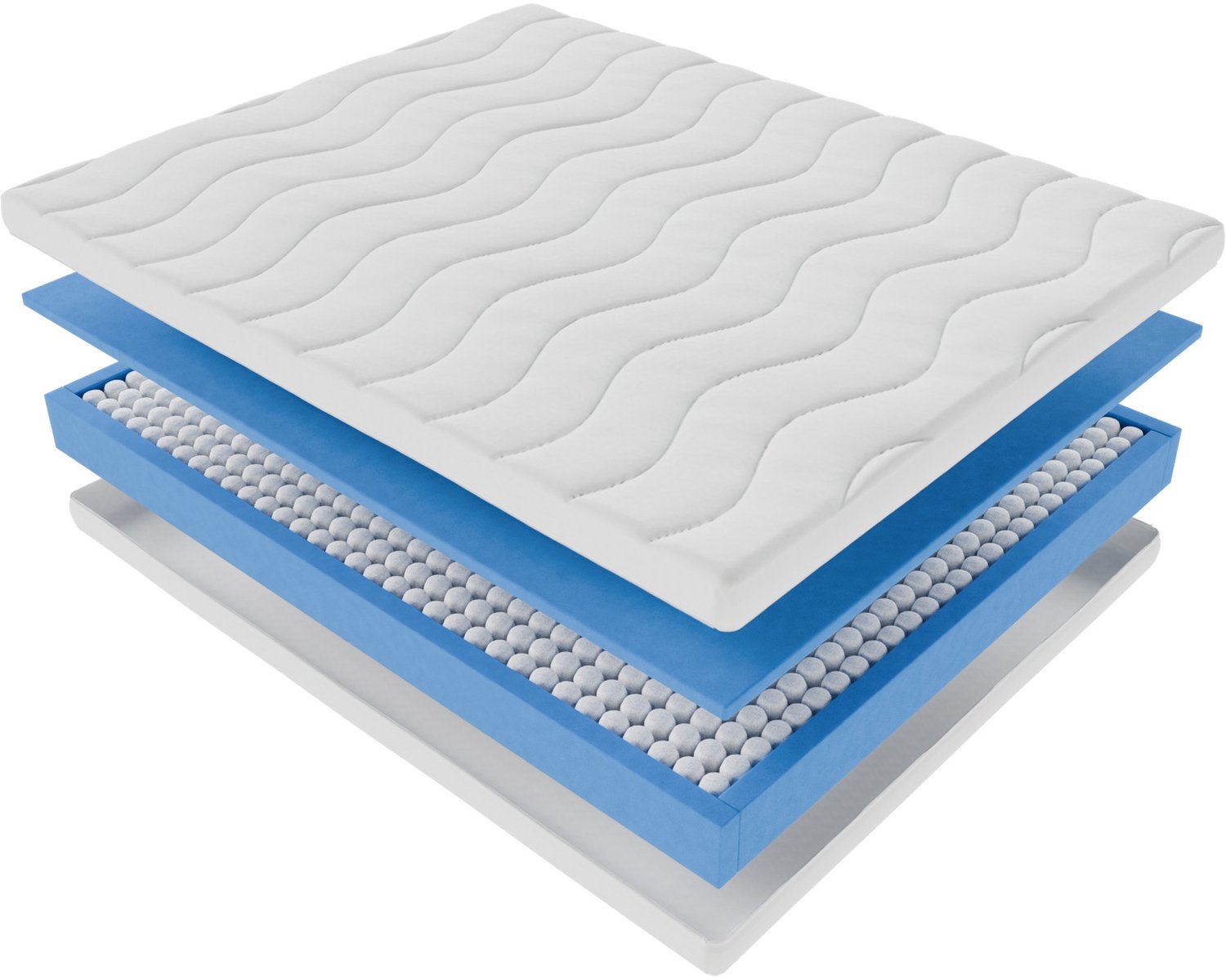 Pocket Matras Koudschuim 160x200 20cm Met Luxe Bamboe Hoes Met Rits - Stevig