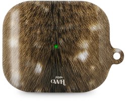 xoxo Wildhearts hoesje geschikt voor AirPods Pro 3 - Bambi Bliss - Ook als telefoonhoesje verkrijgbaar - schokbestendige case - koptelefoonhoes - Hoesje met dierenprint - Hert - Bruin