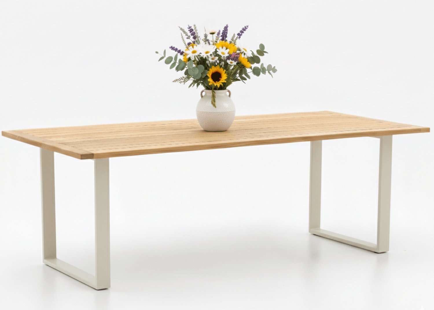 Apple Bee Condor Dining Tuinset 240 cm - 7-delig - Oyster - 6 Pers