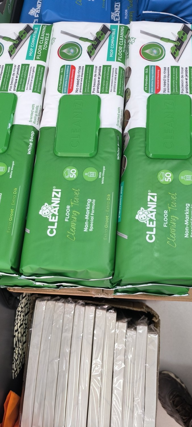 Cleanizi vloor schoonmaak doekjes 3 pakket