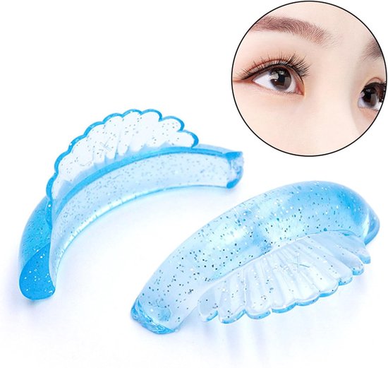 Wimperlift Shields - Wimperkrul Pads - Natuurlijke Wimpers Krullen - Innovatief Ontwerp - 5 Paar - Blauw
