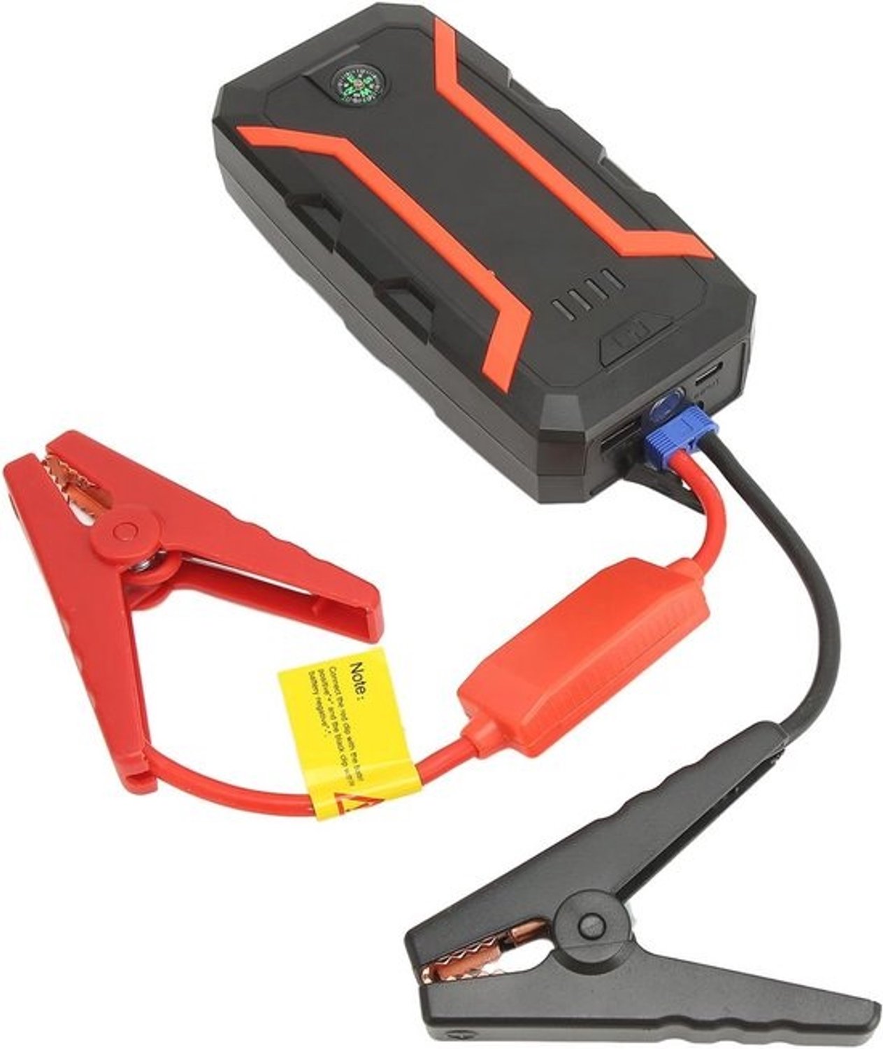 Draagbare autostarter - 1500A met 12000mAh, 3 LED-lichtmodi en waterdicht ontwerp voor vrachtwagens en SUV's