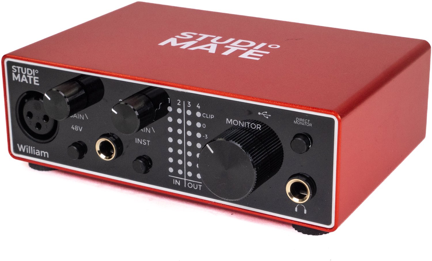 StudioMate IN1 Solo Audio-interface - USB-C Geluidskaart - Solo Geluidskaart - Inclusief USB-kabel - Direct Monitoring - Fantoomvoeding 48V