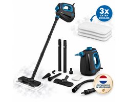 CleanKoala 2-in-1 Stoomreiniger – 15 sec Opwarmtijd – 30 min lang stomen– Incl. 12 Accessoires & 3 extra doekjes