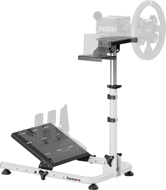 Huzaro Speed 2.0 Stuur Standaard - Inklapbare Simracing Wheel Stand voor Racestuur - Wit van Huzaro — afbeelding 4