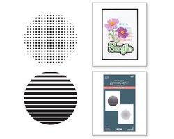 Spellbinders BetterPress Press Plates - Spotlight Circle Duo - 2 st.