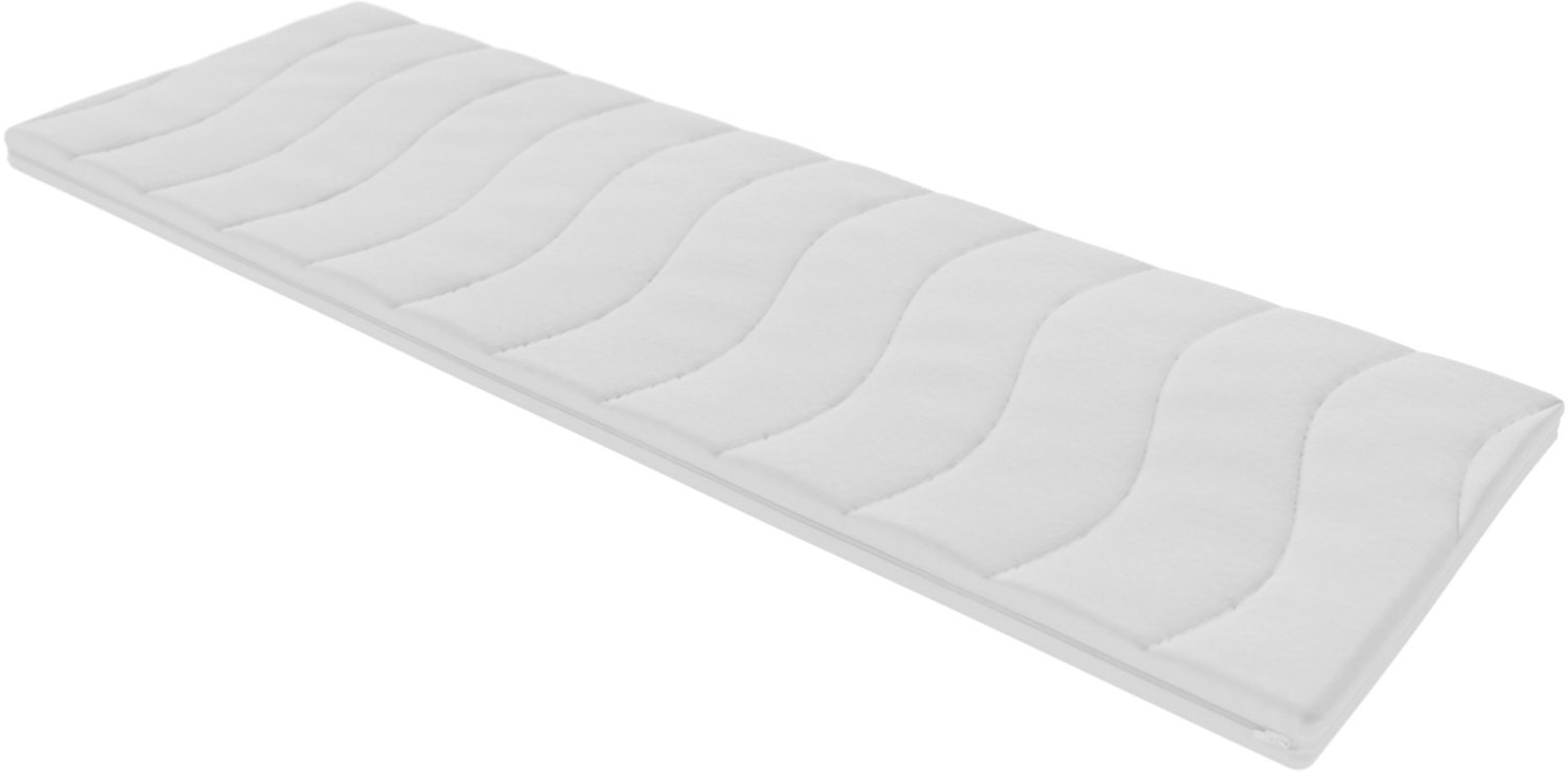 Toros Bedden Topdekmatras topper - gel foam - 70x200cm wit