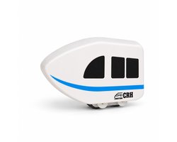 MAGL Elektrische Trein Wit | Extra Trein voor MAGL Treinbaan | USB-oplaadbaar