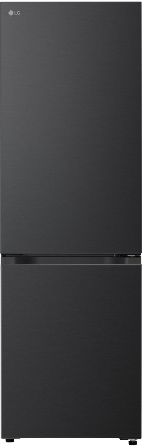 LG GBBS312BEV - Koel-vriescombinatie 333L - Zwart - DoorCooling voor gelijkmatige koeling - Zero Clearance voor een naadloze pasvorm - ThinQ bediening - Energieklasse B Essence Zwart Staal