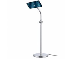 LUMÉ STORE Zonnehemel - Zelfbruiner - Zonnebanklamp - Gezichtsbruiner - Tanningbed - Draagbaar - Timer - Verstelbaar - Zwart
