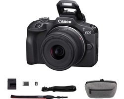 Canon EOS R100 - Systeemcamera Travelkit - + RF-S 18-45mm IS STM-lens + schoudertas, geheugenkaart & batterijpakket - Alleen verkrijgbaar bij bol