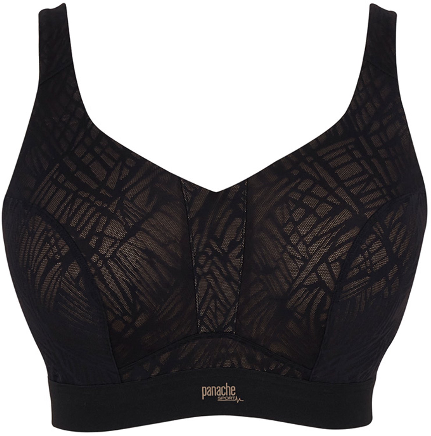 Panache - Endurance Sport BH met beugel – Black/Latte - 75H