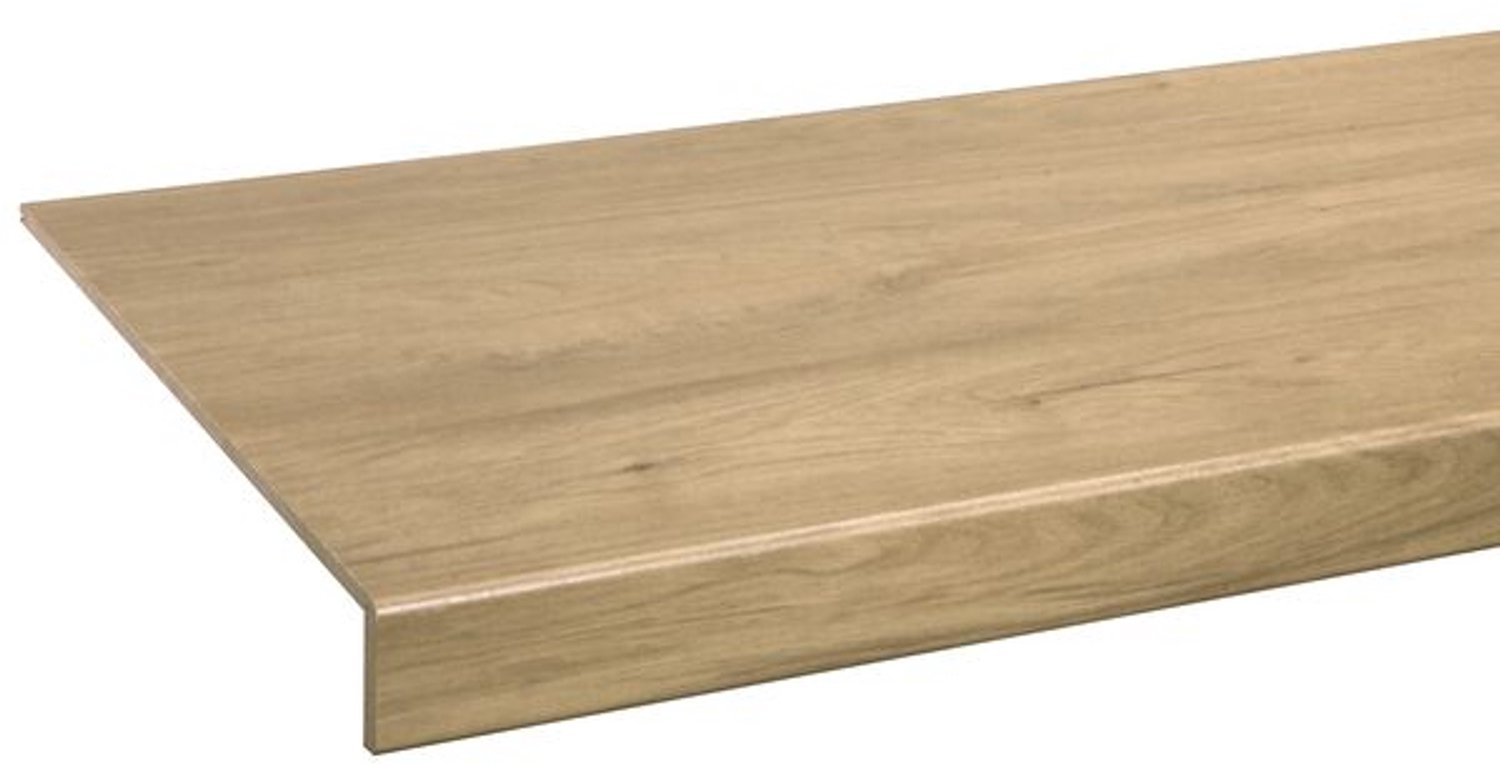 PVC Overzettrede Grijs Eiken | 130 x 38 cm