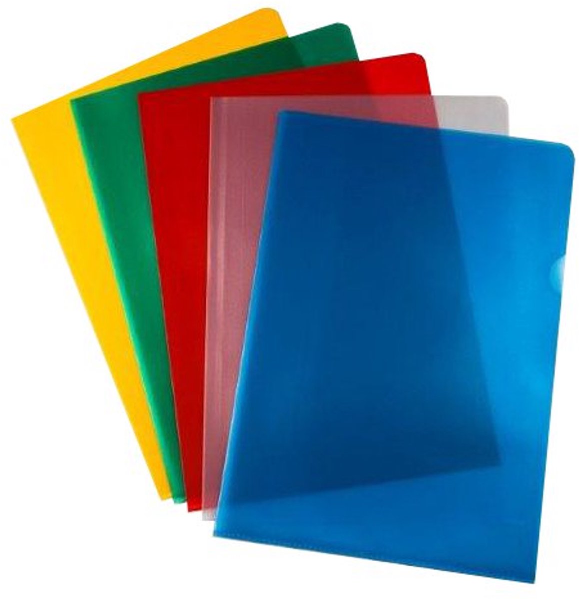 proOFFICE documenthoezen A4, PP-folie gestructureerd, rood, 100 stuks