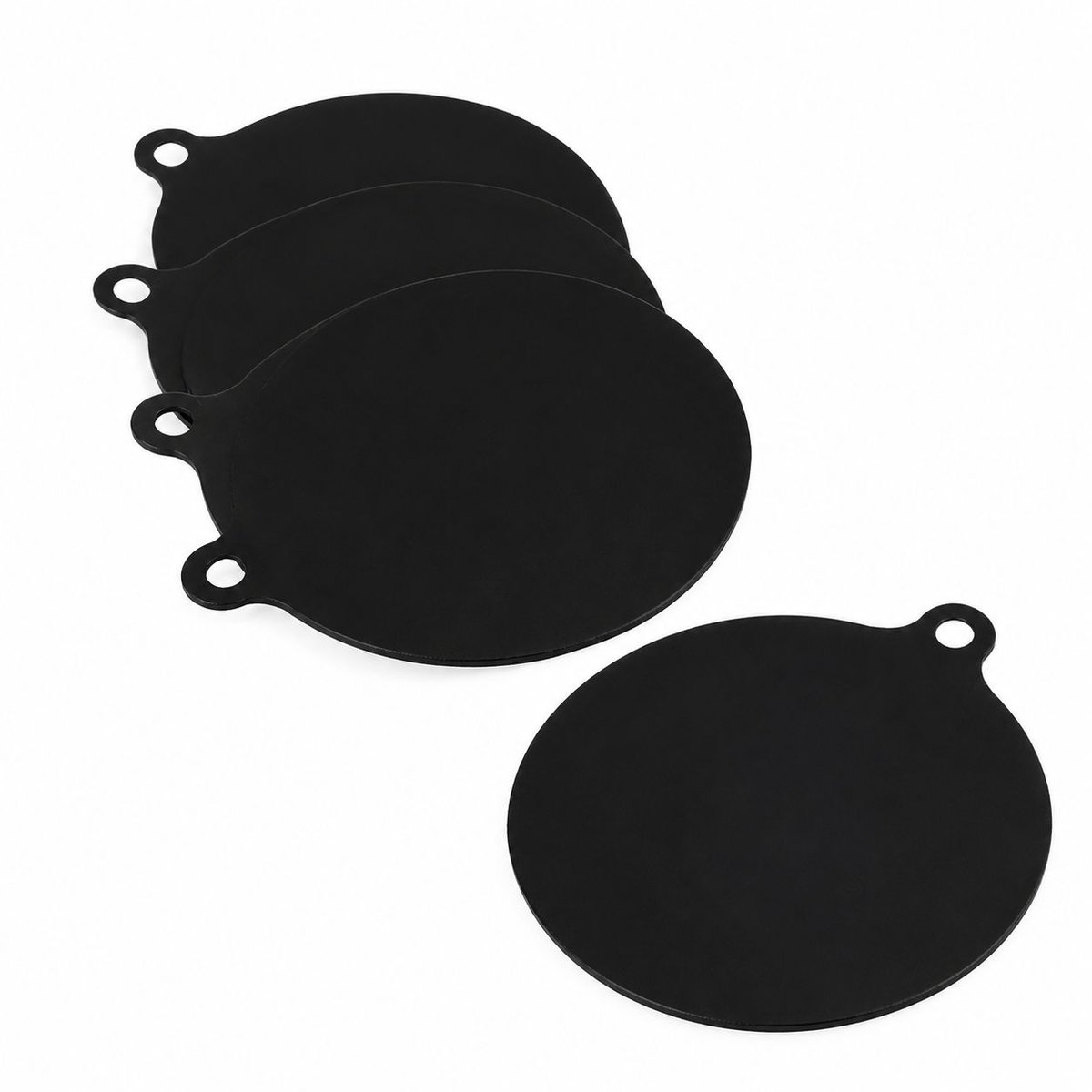 VHV - Siliconen - 4 stuks - Hittebestendig - 22 cm - Zwart - Beschermers - Pannenlappen