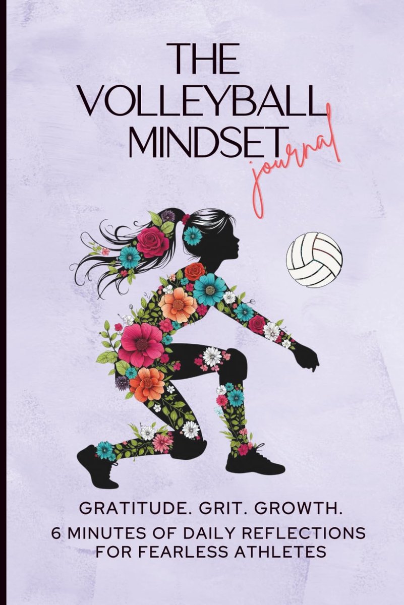 The Volleyball Mindset Gratitude Grit Growth Journal: 6 Minutes of Daily Reflections to Build Confidence, Resilience - ShopVlot
