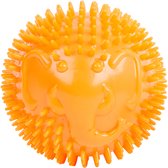 PuraPatte Hondenspeelgoed Stekelbal – Spike Ball Hond – TPR Rubber – Kauwbal – Gebitsverzorging – Stuitert & Drijft – Oranje