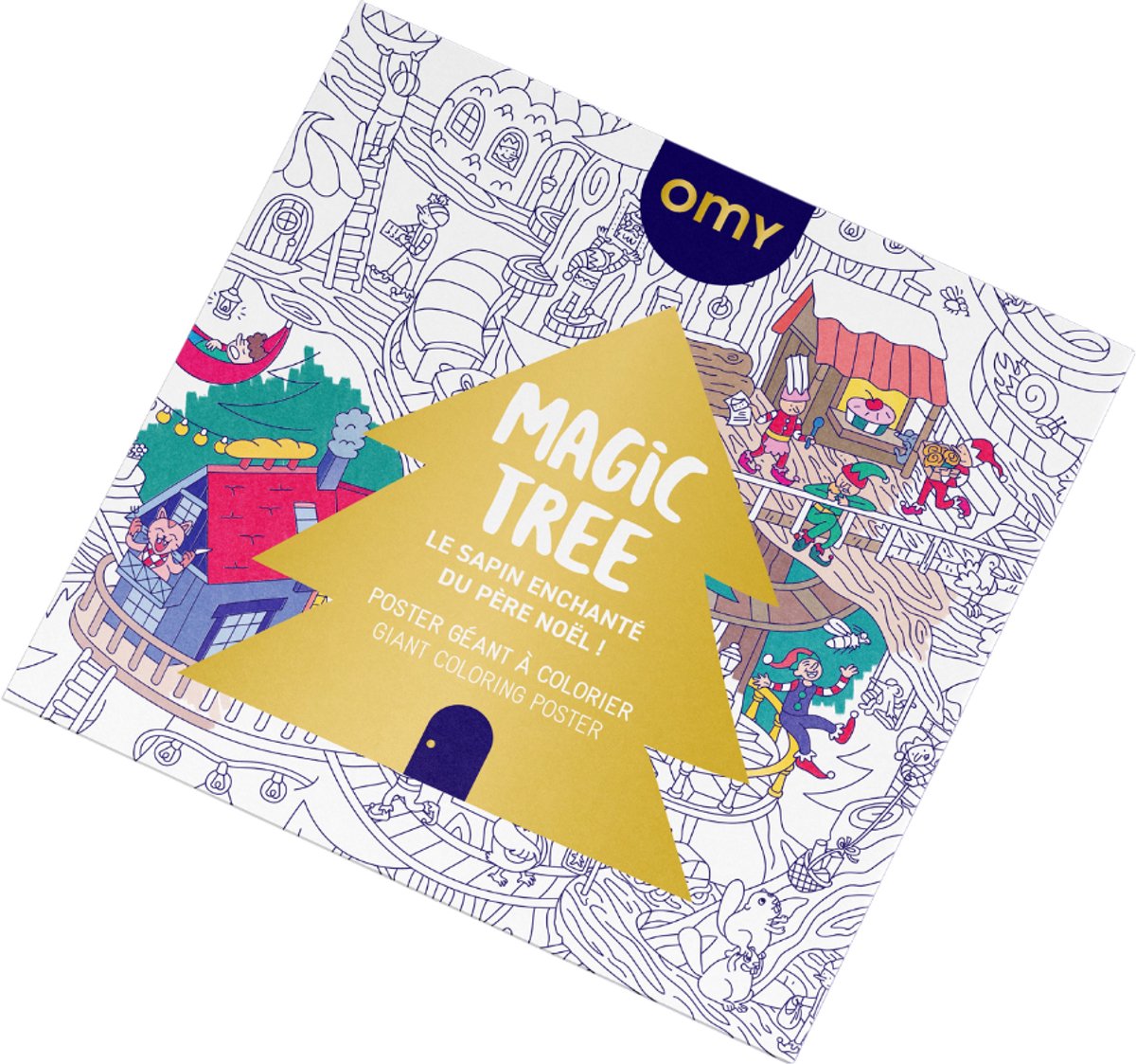 OMY Grote kerstboom poster