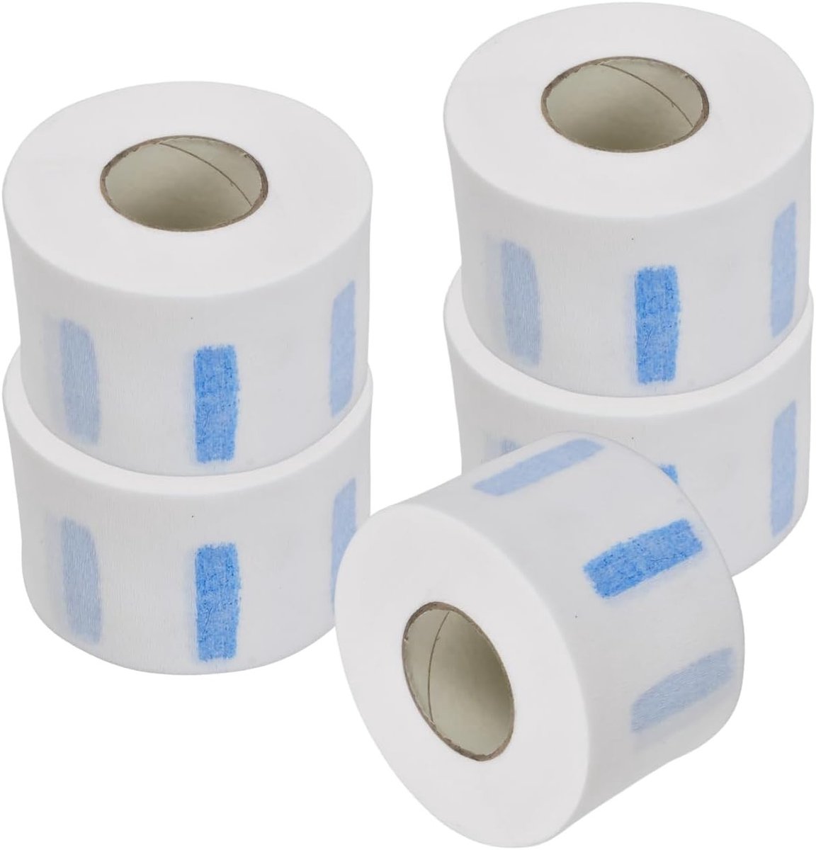5 Rollen Haarverf Strips voor Kappers, Zacht Nekbedekking Papier voor Haarverzorging, Kappersbenodigdheden voor Vrouwen en Mannen