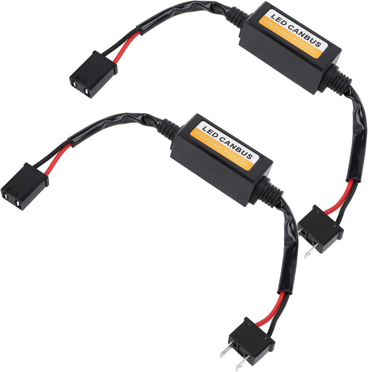 H7 LED Koplamp Decoder met Efficiënte Interferentieabsorptie, Anti-Flikker Scanbus Foutdecoder voor Alle Koplampmodellen, Oplossing voor Interferentie en Flikkering