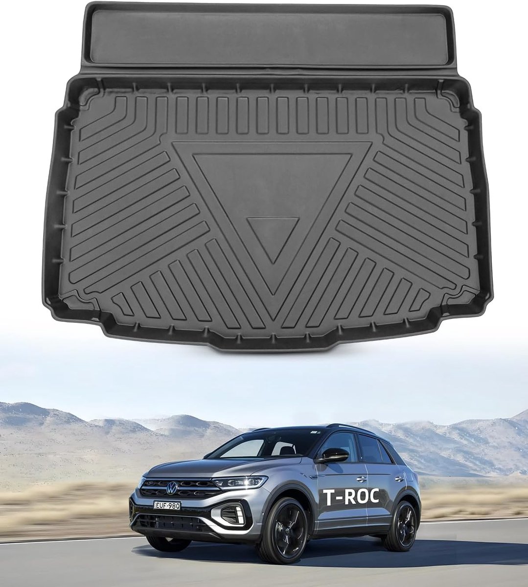 TPE Lower Trunk Mats for VW T-Roc 2018-2025 - ShopVlot