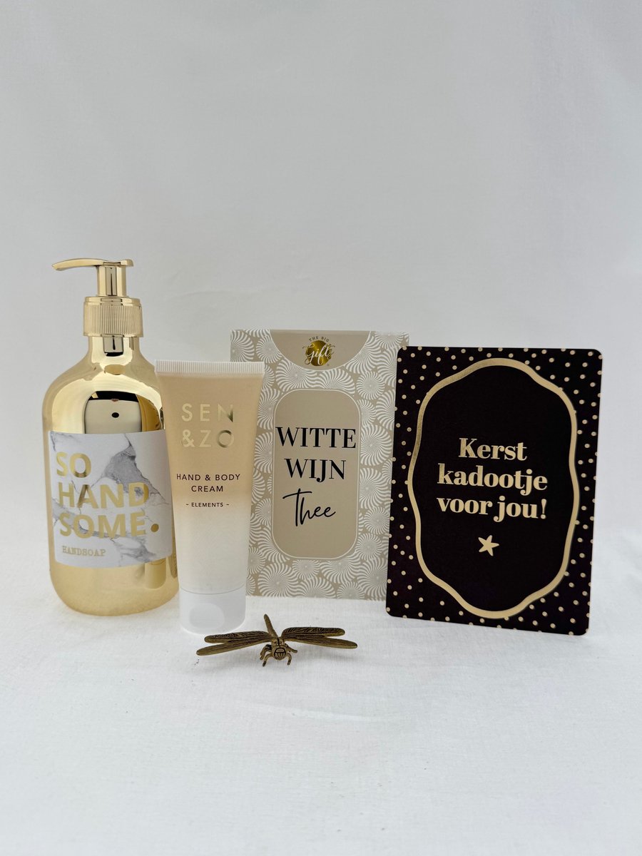 Kerst •Cadeaupakket Dames• Witte Wijn Thee - Cadeau voor Vrouwen - Perfect Gifts