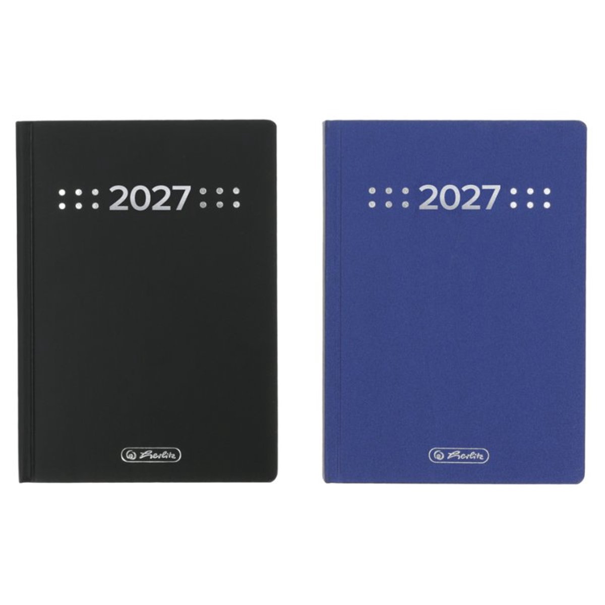 herlitz Boekagenda Minitimer 2027, A6, softcover, gesorteerd donkerblauw en zwart